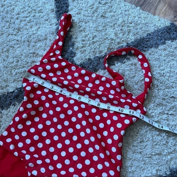 Revolve LPA Amelie Red Polka Dot Swimsuit One Piece - Picture 7 of 11